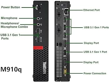 Lenovo ThinkCentre M910q Mini Desktop -6th, 7th and 8th Generation